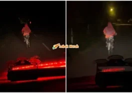 ibu kayuh basikal anak sakit