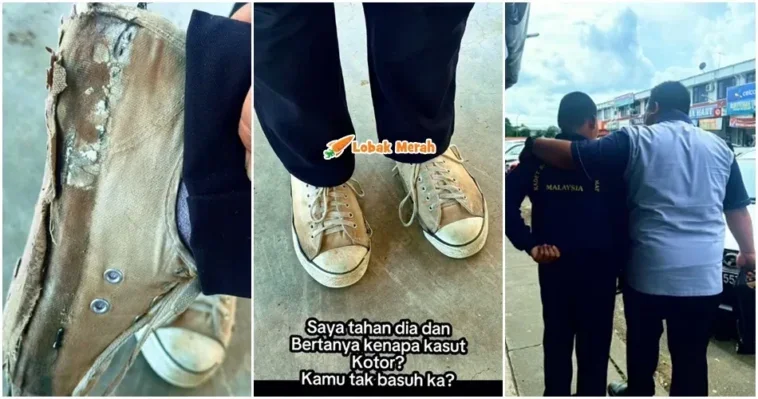 Murid Kasut Kotor Dan Lusuh