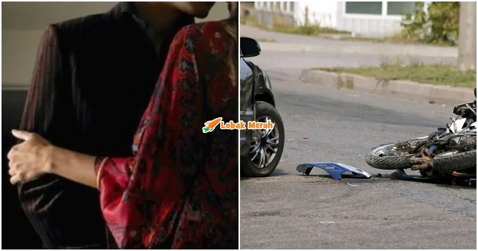 suami prank curang isteri kemalangan maut