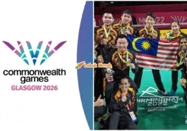 sukan komanwel tiada badminton terjun