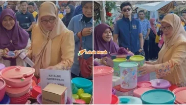 Tunku Azizah Borong Tupperware