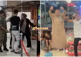 warga palestin mengamuk buat kecoh wisma transit