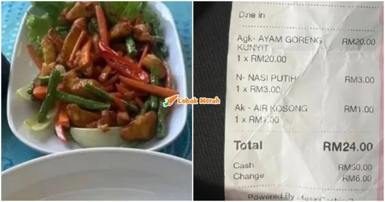 ayam goreng kunyit rm20