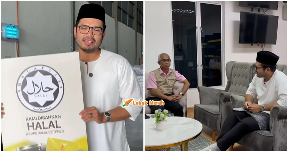 "Bukannya benda tu tak halal" - Khairul Aming Respon Individu Yang Persoal Produknya Baru Dapat Sijil Halal