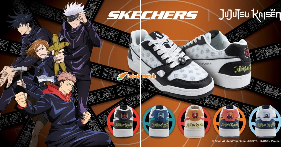 Serlahkan Gaya ‘Streetwear’ Anda Dengan Koleksi Skechers x Jujutsu Kaisen Yang Pertama!