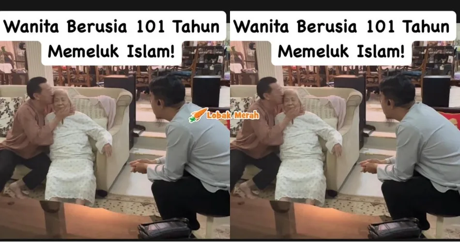 Wanita Warga Emas Berusia 101 Tahun Peluk Islam