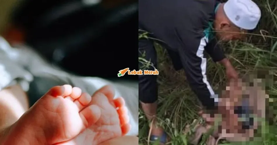 Dengar Tangisan, Bayi Lelaki Berbalut Kain Ditemui Di Kawasan Semak Oleh AJK Surau