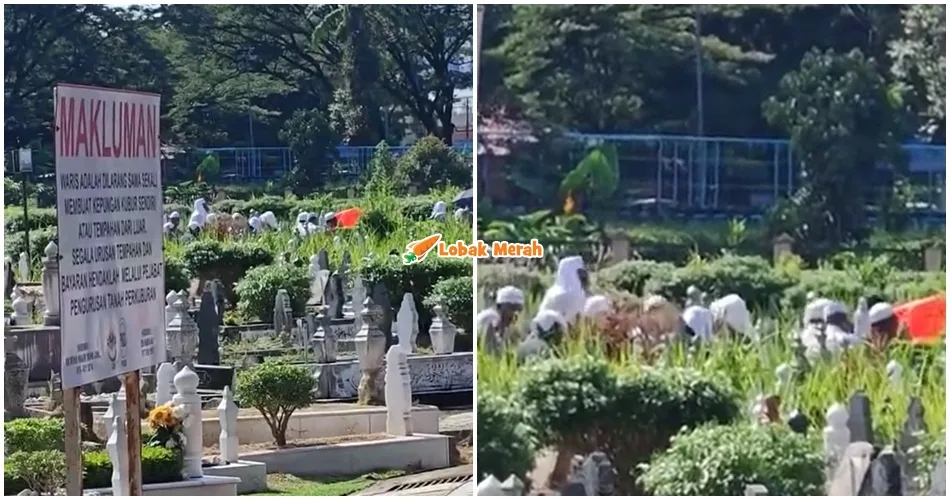 “Itu kubur guru tarekat mereka” – Penduduk Dakwa Sudah Lama Kumpulan Individu Amal Zikir Di Kubur