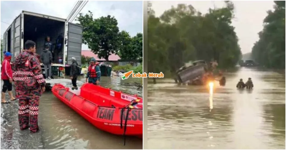 Trak ATM Tergelincir Semasa Redah Banjir Tidak Libatkan Pelajar SPM