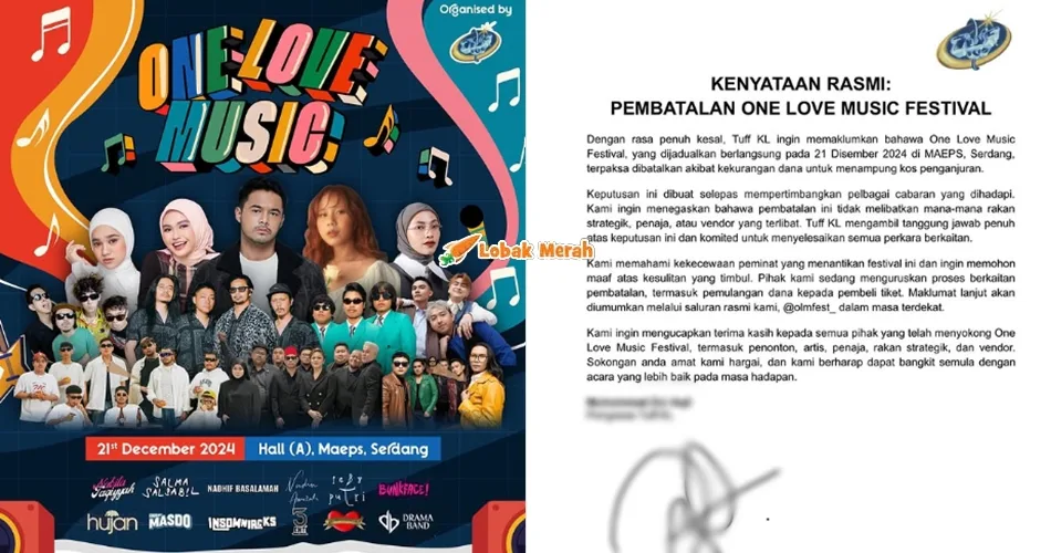 "Penyanyi dah sampai dari Indonesia"- Konsert Dibatalkan Penganjur 12 Jam Sebelum Acara Bermula Sebab Kurang Dana