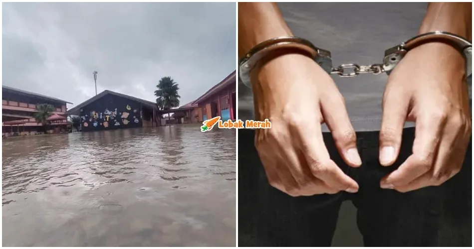 3 Remaja Mangsa Banjir Pecah Masuk Pejabat Sekolah Jadi PPS, Wang Tunai RM 3,200 Lesap