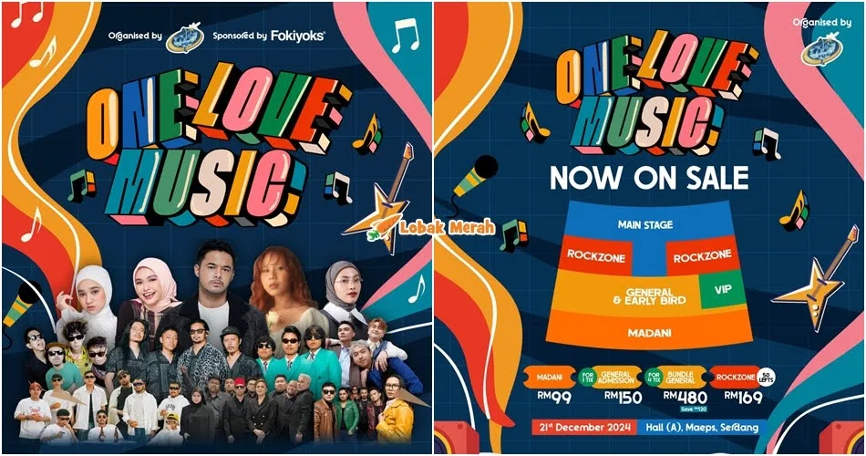 One Love Music Festival 2024 : Perpaduan Muzik 12 Artis Malaysia & Indonesia 12 Jam Tanpa Henti!