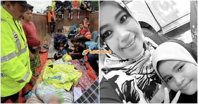 ibu meninggal dunia selepas anak meninggal banjir