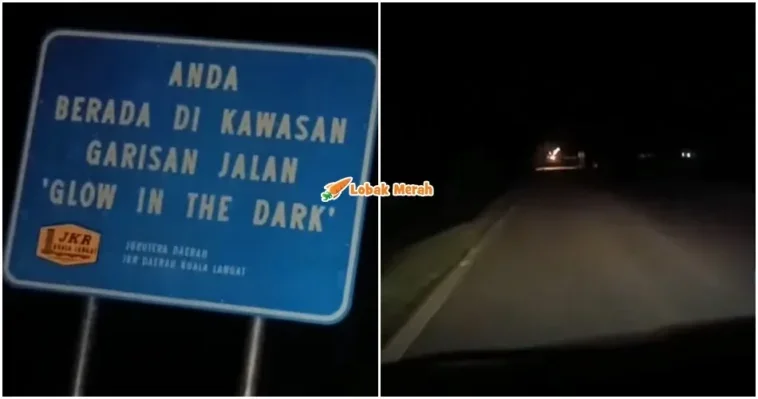 Jalan Glow In The Dark Tidak Bercahaya