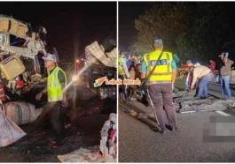 kemalangan ayer keroh 7 maut