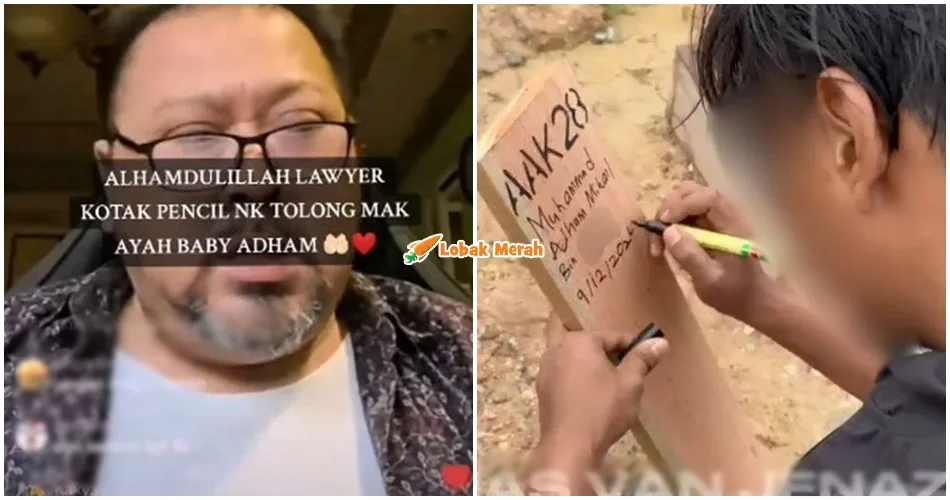 “Mari aku saman dia” – Peguam ‘Kotak Pensel’ Mahu Bantu Ibu Bapa Adik Adham, Bakal Saman Pihak Terlibat