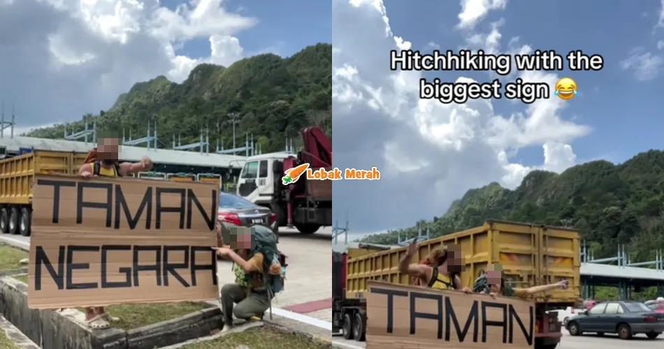 Netizen Kritik Tindakan Pelancong Mat Saleh Cuba Nak ‘Hitchhike’ Kereta Untuk Ke Taman Negara