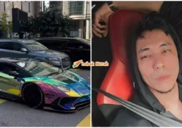 syamsul yusof lambo kereta sebelah berlanggar