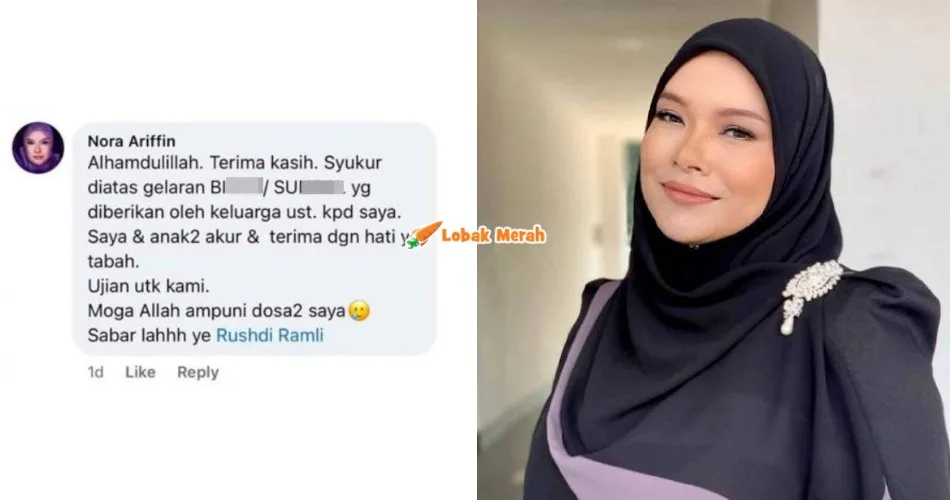 “Terima kasih atas gelaran b*tch” – Nora Dakwa Terima Hinaan Dari Keluarga Suami?