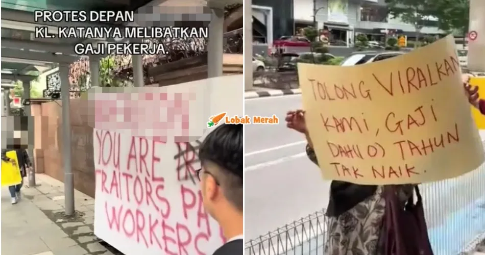 Tular Video Pekerja Hotel Mewah Buat Protes Tepi Jalan, Dakwa Bertahun-tahun Tak Naik Gaji?