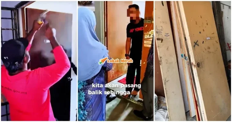 Tak Bayar Sewa Mbs Cabut Pintu Rumah Ppr