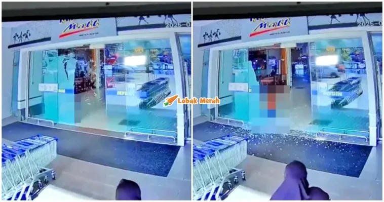 budak pecah pintu kaca mydin