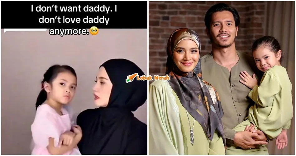 “I don’t love daddy anymore” – Kata-kata Anak Fazura Ketika Sesi Live Undang Perhatian Netizen