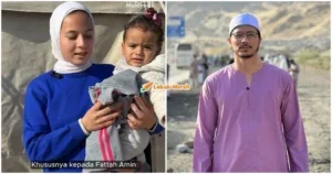 fattah amin sumbang baju sejuk rakyat palestin