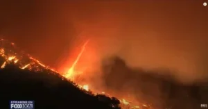 fire tornado LA