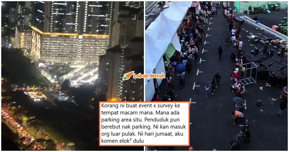 “Penduduk berebut nak parking” – Penganjur Festival Makanan Dikritik Buat ‘Event’ Berdekatan Kawasan Rumah