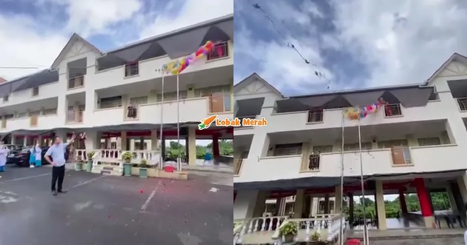 Kreatif! SMK SG Maong Guna Belon Ganti Mercun Ketika Sambutan Tahun Baru Cina Di Sekolah