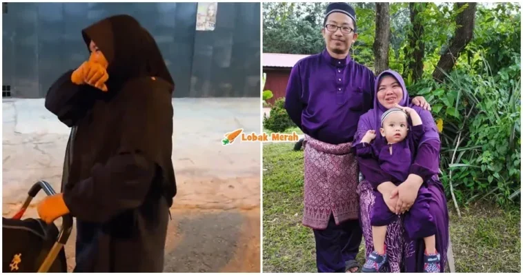 ibu tular tolak stroller anak 3 pagi kemalangan