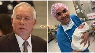 najib razak sedih tak dapat tengok anak cucu