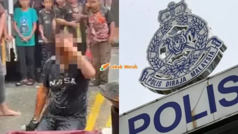 polis tahan 3 lelaki suspek kes pukul OKU di pasar tani