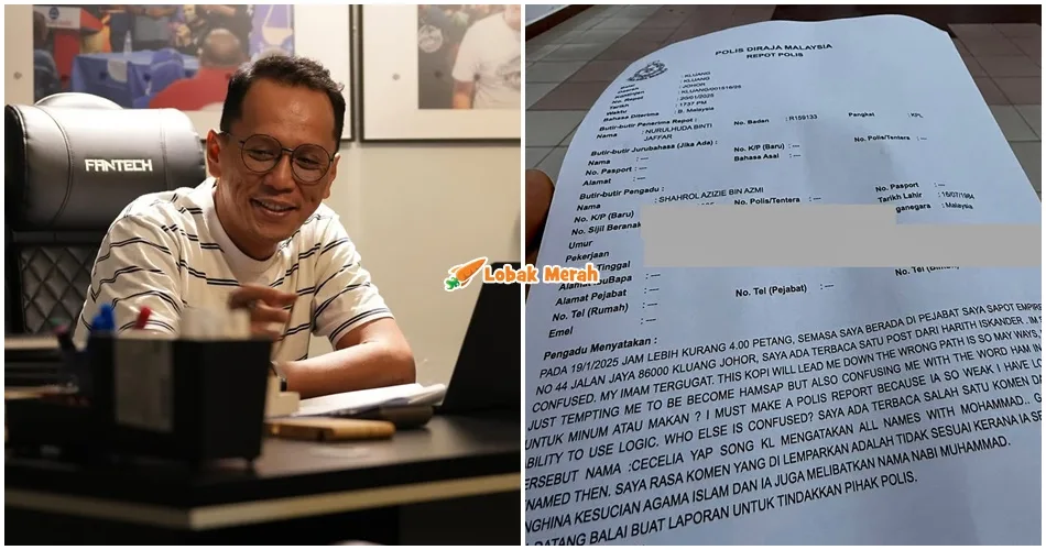 "Tak semua boleh dijadikan lawak" - Shahrol Shiro Buat Laporan Polis, Dakwa Harith Iskander Hina Agama