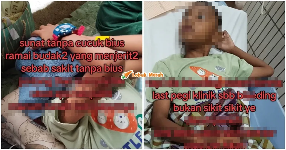 “Tak dibius” – Wanita Kesal Bawa Berkhatan Cara Tradisional, Anak Alami Pend*rahan Teruk Selepas Bersunat