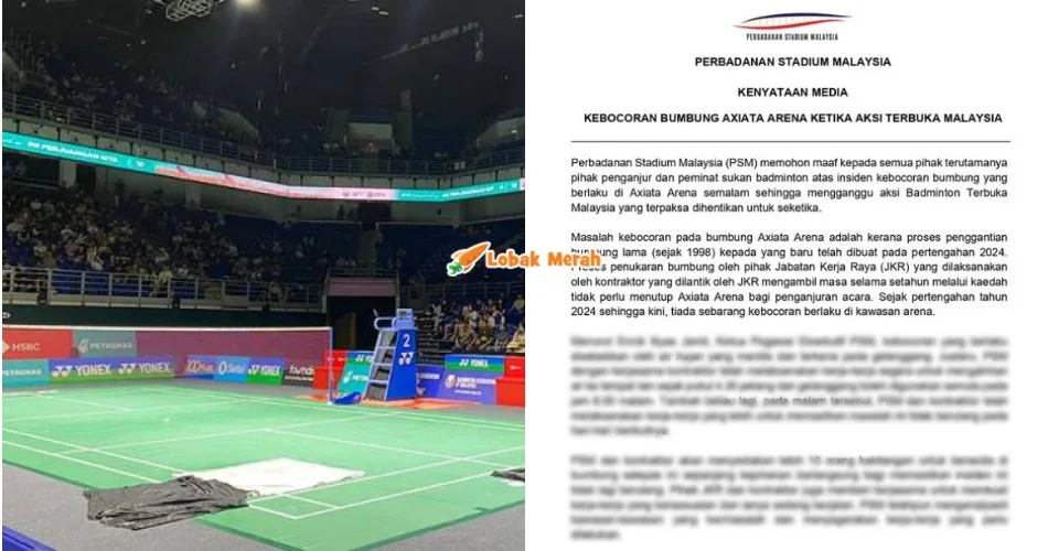 “Sudah digunakan sejak 1998” – PSM Mohon Maaf Bumbung Axiata Arena Bocor