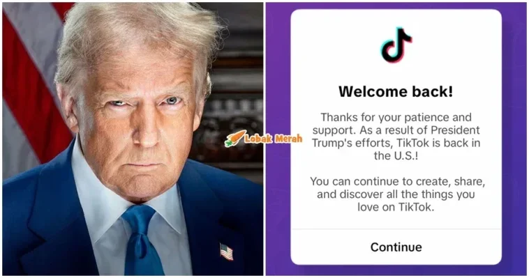 trump nak 50 peratus tiktok ban