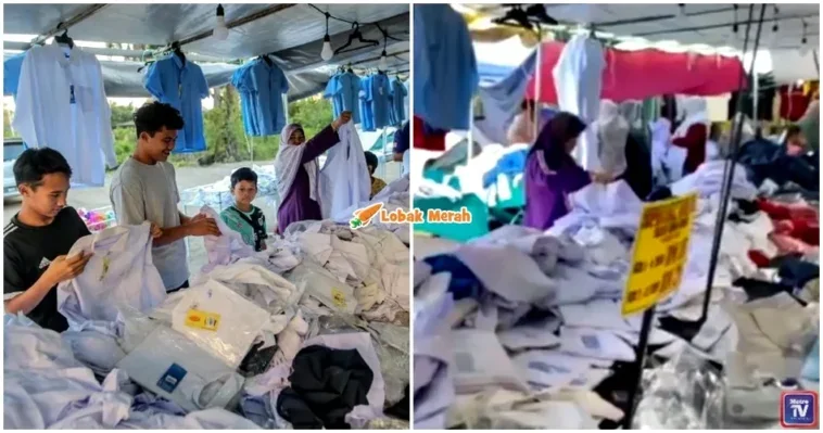 baju sekolah rm 10