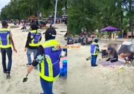 larangan pemasangan khemah di pantai Port Dickson