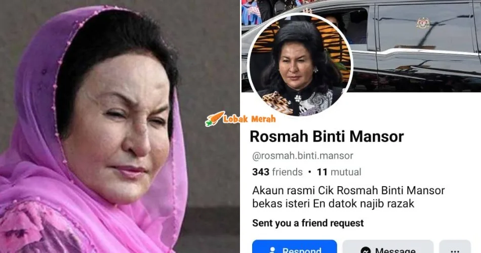 “Jangan fitnah” – Rosmah Mansor Nafi Sudah Bercerai Dengan Najib Razak