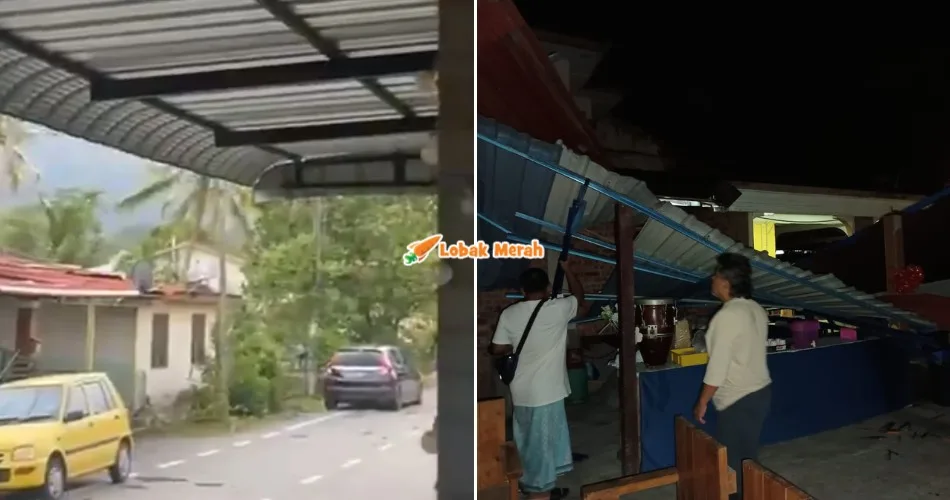Taman Perumahan Di Rembau ‘Diserang’ Puting Beliung, Penduduk Laung Azan