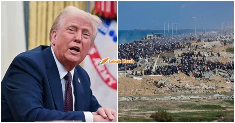 trump ambil alih gaza