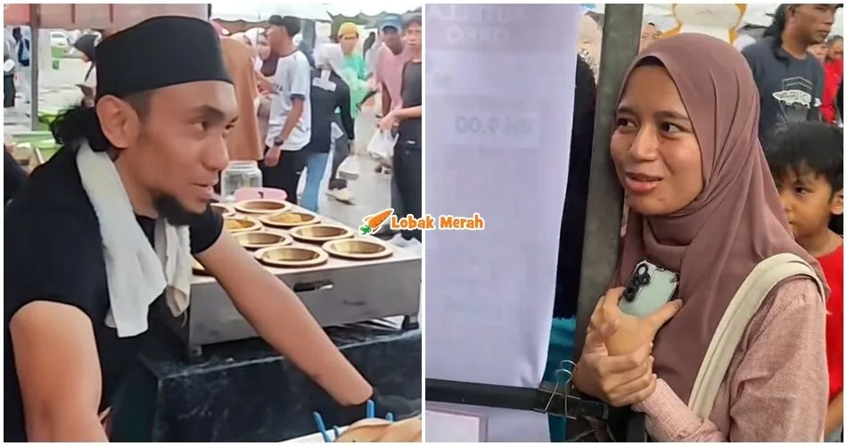 “Pahala pun dapat” – Pelanggan Sambung Ayat Al-Quran Dari Peniaga, Dapat Apam Balik Percuma