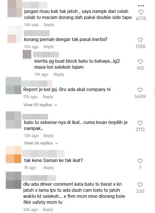 batu bata jatuh bahaya