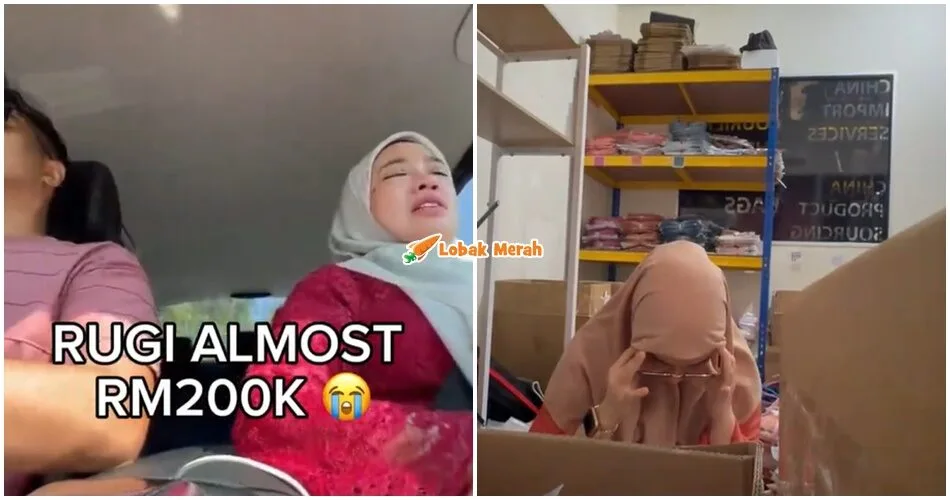 “Rugi hampir RM200K” – Peniaga Tudung Sedih, Hanya Sehelai Daripada 7,000 Unit Tudung Terjual