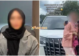 kakak pemandu honda jazz mohon maaf