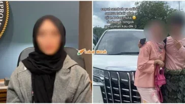 kakak pemandu honda jazz mohon maaf