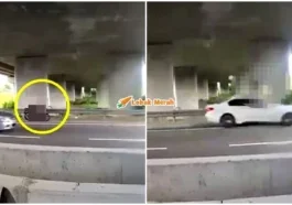 kemalangan bawah jejambat dirempuh