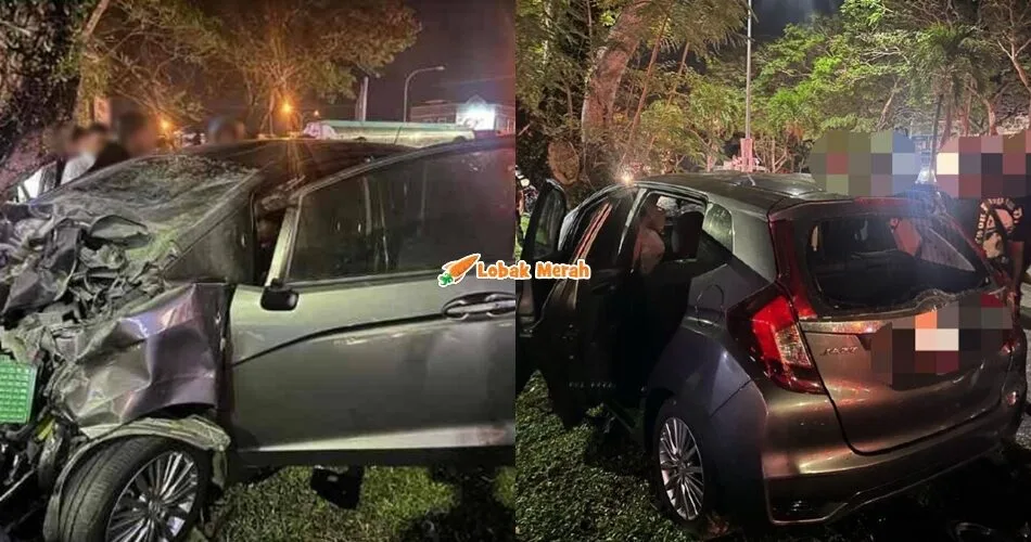 Sebabkan 2 Remaja Maut Lepas Langgar Lampu Isyarat, Pemandu Honda Jazz Tiada Lesen Memandu – Polis